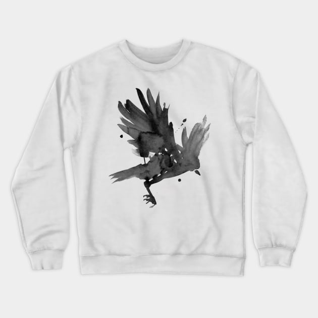 crow Crewneck Sweatshirt by pechane